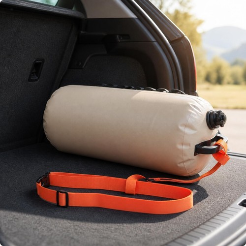 Inflatable water bag foldable - water,