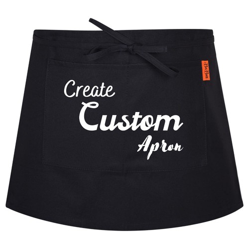 Personalised short apron - short,