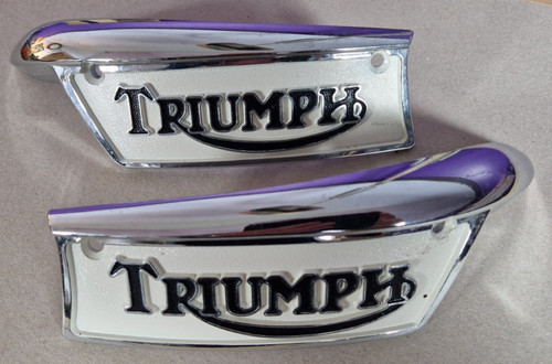 Triumph bonneville tank badges - tank,