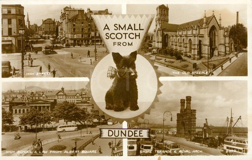 Dundee rppc vintage postcard - vintage,