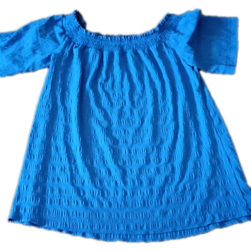 Ladies blue textured - ladies,