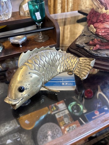 Brass koi carp japanese fish - brass,