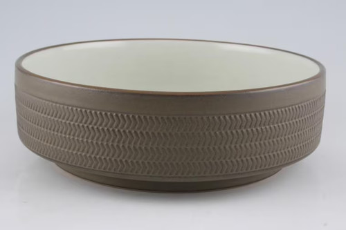 Denby chevron serving bowl - -,