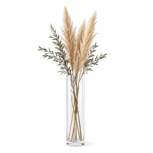 Tall glass flower vases - glass,