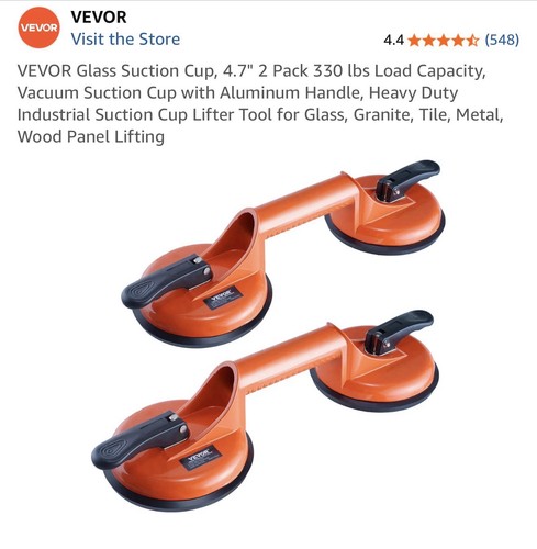 Suction cup lifter for glass - lifter,