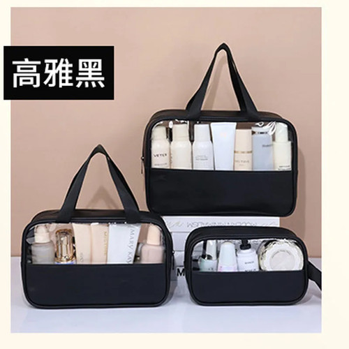 Transparent travel makeup - transparent,