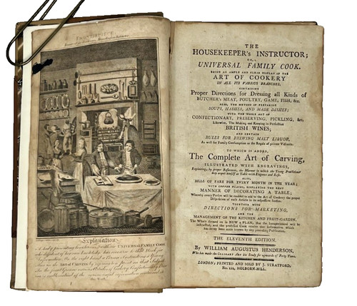 Rare 18th century - rare, cookbook