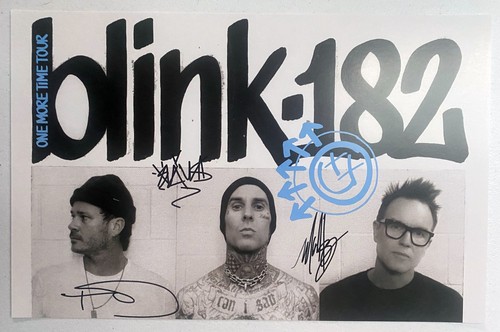 Blink 182 hand - hand, signed