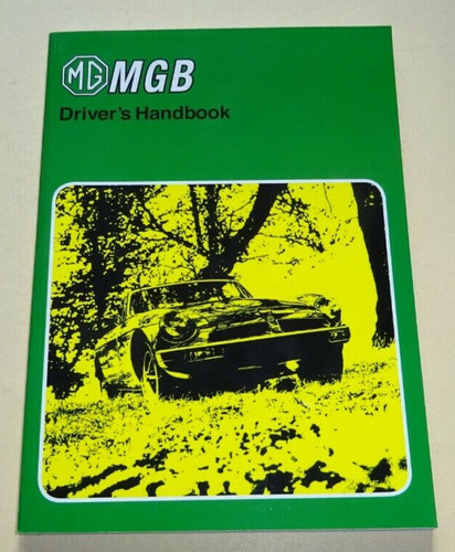 Operating instructions mgb - operating,