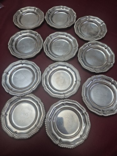 Silver copper charger - on,