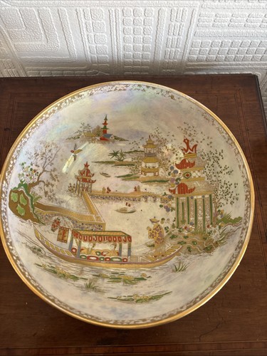 Beautiful carlton ware barge - carlton,