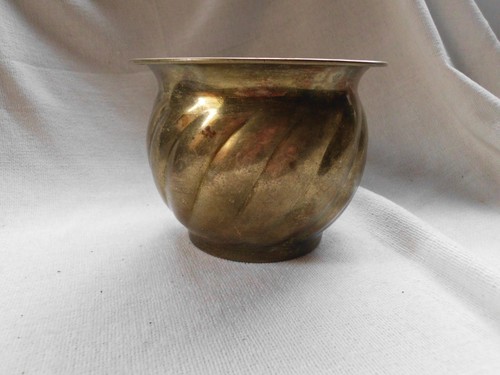 Vintage brass twisted - twisted, rib