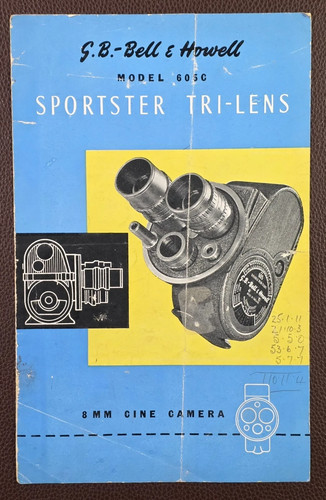 1957 bell howell - g.b.-bell, &