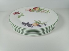 6 X Marks And Spencer M&S St Michael Vintage Ashberry Plate 20cm Fruit