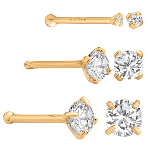 14k solid gold round si1 - solid,