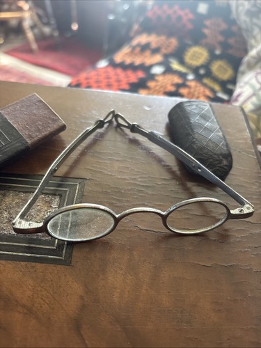 Antique steel spectacles - steel,
