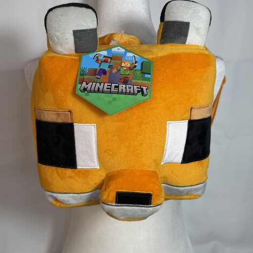 Minecraft fox plush backpack - fox,