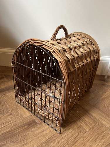 Vintage wicker basket - wicker,