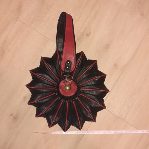 Unusual circle shaped handbag