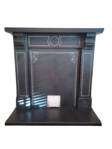 Slate fireplace - slate,