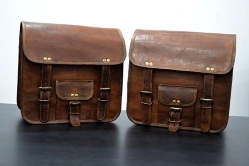 Bag motorcycle leather pouch - bag,