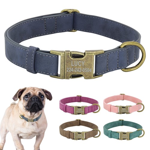 Personalised dog collar soft - collar,