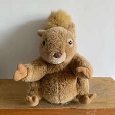 Vintage Boots Sam The Squirrel Hand Puppet Plush Child's Soft Toy Quality - 9"