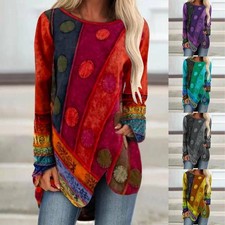 Ladies Loose Long Sleeve Boho