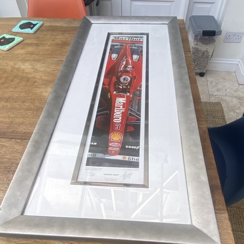Framed autographed print - autographed,