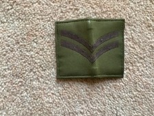 British Army: Corporal’s Rank Stripes Patch