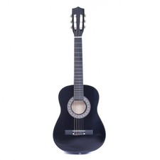 NEW! Black 34" Half Size 1/2 6 String Classical Acoustic Guitar