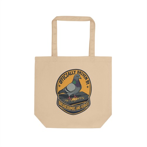Pigeon badge eco - badge, bag