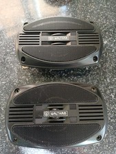 Pair Of Vintage Waltham Car Stereo Speakers