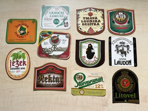 Selection vintage beer - of,