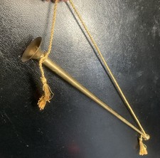 Vtg brass post horn galop - post,