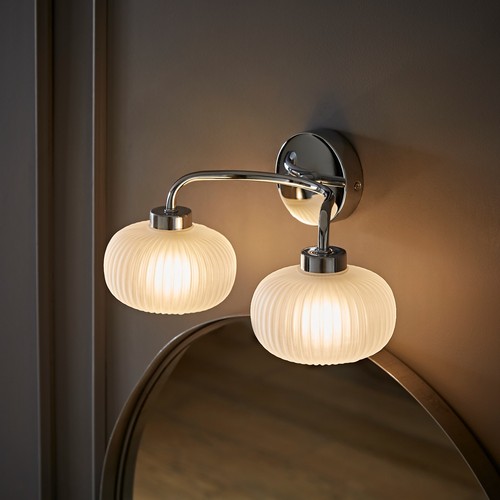 Chrome wall light fitting - chrome, 2