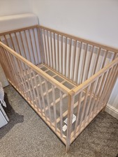 IKEA baby cot 120×60cm