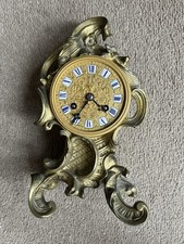 Rococo Pattern French Ormolu Clock