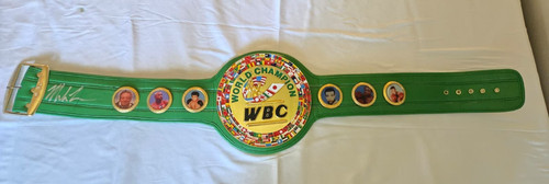 Mike tyson signed green - mike,