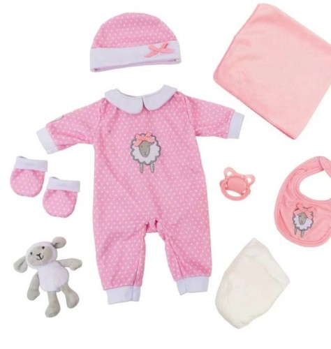 Tiny treasures pink layette - pink,
