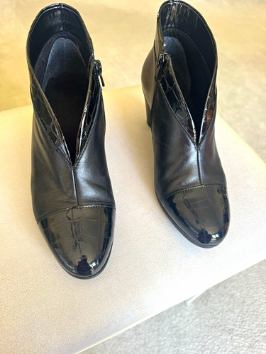 Gabor women black leather - black,