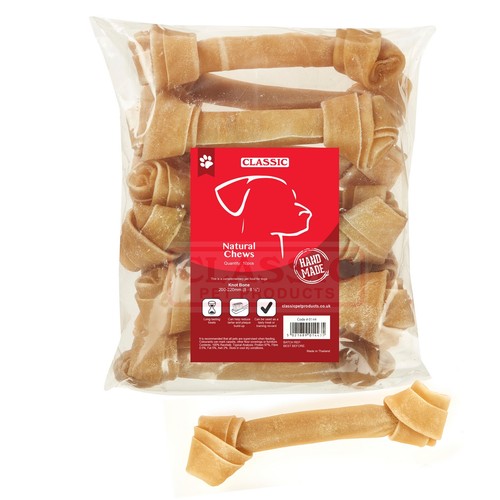 Dog chews rawhide knot - chews,