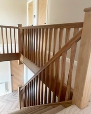 Wooden Stairs Made-to-Measure Staircase  Balustrade Renovation Design Free