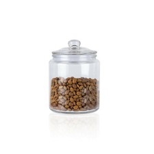 ORNAMI Biscuit Glass Storage Kitchen Jar with Airtight Lid