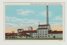 EAST GRAND FORKS, MINN. POSTCARD American Beet Sugar Co., Factory