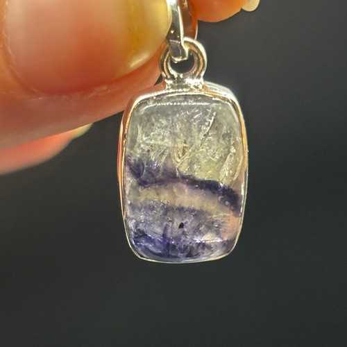 Genuine blue john fluorite - blue,