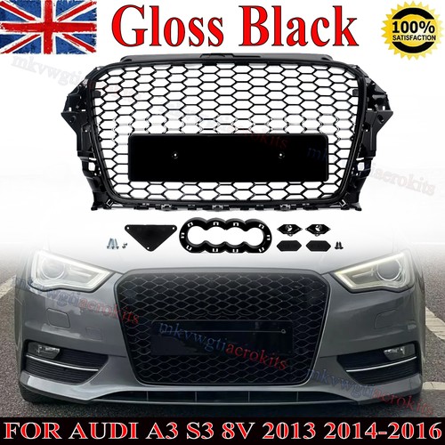 Gloss black honeycomb - gloss, for