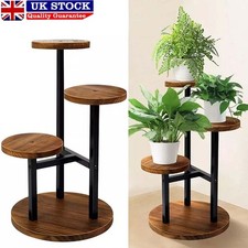 3Tier Metal & Wooden Plant