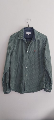 Next green stripy men - green, shirt