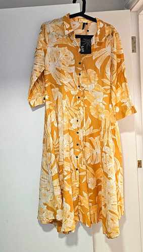 Size floral midi shirt - size,